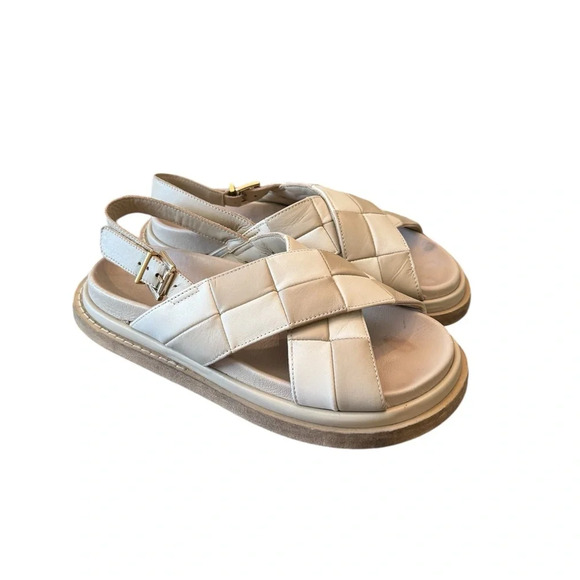 ALOHAS Shoes - Alohas Marshmallow Scacchi Stone Beige Ivory Sandals